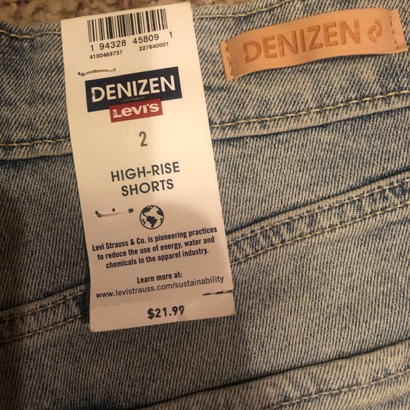 Distressed denim shorts - Picture 2 of 2